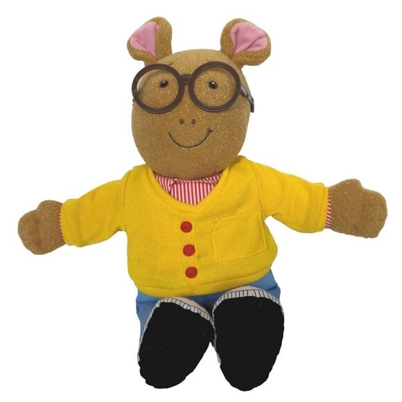 Vintage 1996 Talking Arthur Aardvark Plush Playskool Stuffed Animal 17.25" - Picture 1 of 6